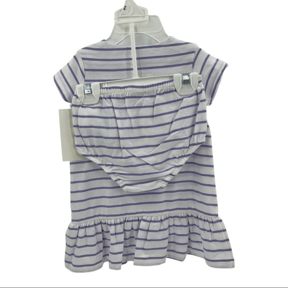 Ralph Lauren Striped Dress with Bloomers Size 6M - Picture 3 of 6